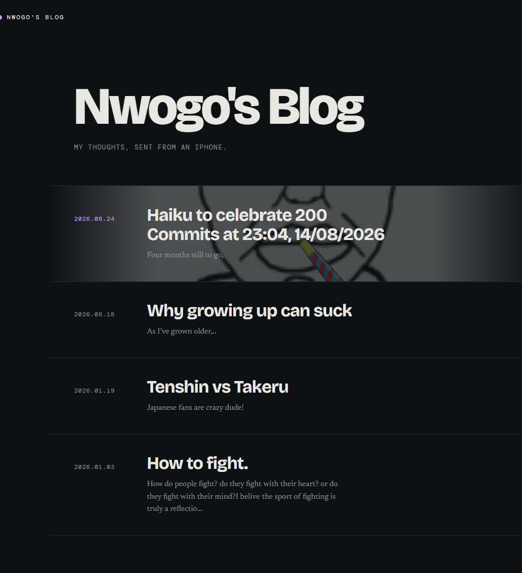 My blog haha